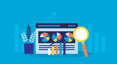 Search engine optimization Illustrazione stock
