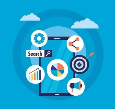 Search engine optimization イラスト素材