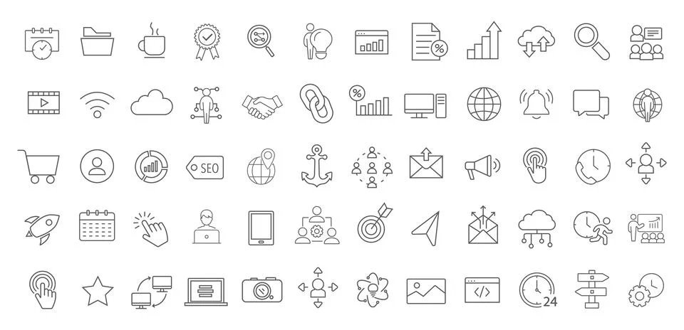 Search Engine Optimization Stock Illustration