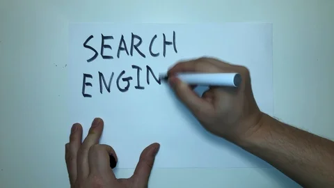 Search Engine Optimization SEO Business Terms Words 4K Presentation Stock Footage 115513968