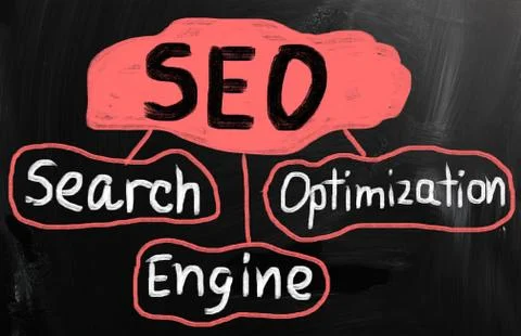 Search engine optimization ( seo ) concept Illustrazione stock