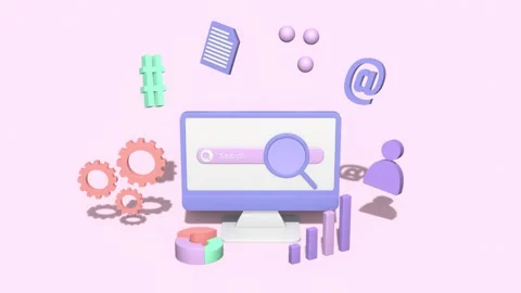 Search Engine Optimization, SEO Optimization, Search Optimization Concepts. Stock Footage 276752696