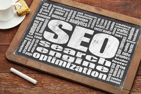  search engine optimization - SEO SEO (search engine optimization) word cl... Stock Photos
