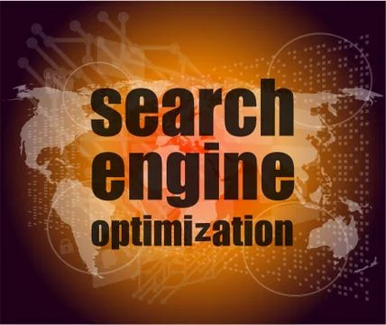 Search Engine Optimization - SEO Sign in Browser Window Ilustración de archivo