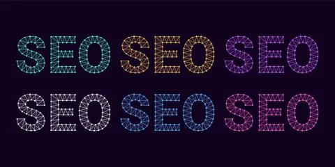 Search Engine Optimization. Vector illustration 스톡 일러스트