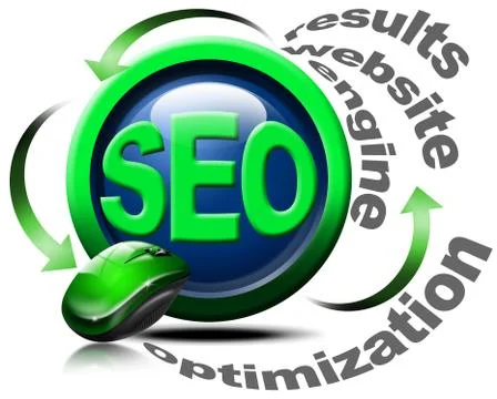 Search engine optimization web - seo Stock Illustration