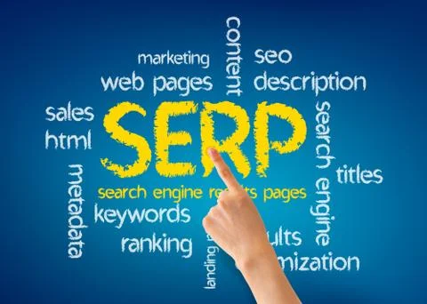 Search engine result pages Stock Illustration