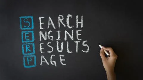Search engine results page Stock Illustration