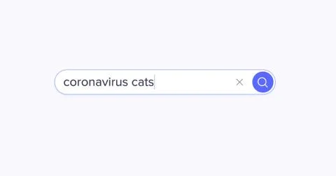 Search engine. Search in the browser bar. Text in the browser bar. Coronavirus Stock Illustration