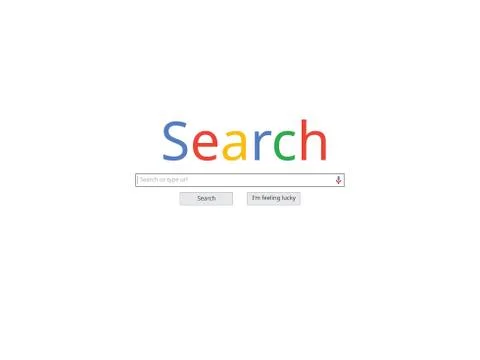 Search engine template Illustrazione stock
