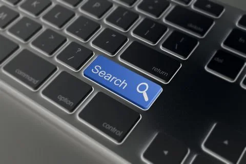 Search enter button key on keyboard Stock Illustration