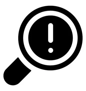 Search Error Vector Illustrazione stock