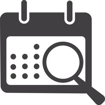 Search Event, Audit Schedule, History Finder Stock Illustration