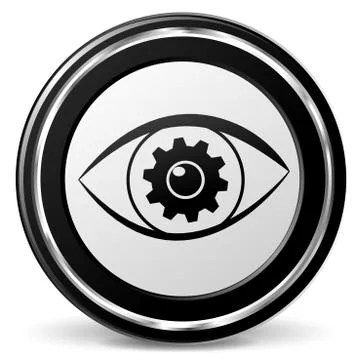 Search eye icon Stock Illustration