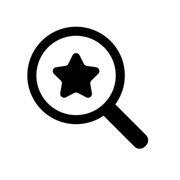 Search Favorite Icon Stock Illustration