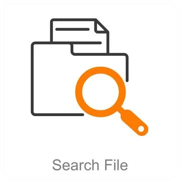 Search File Stock Illustration