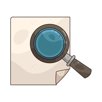 Search File illustration Illustrazione stock