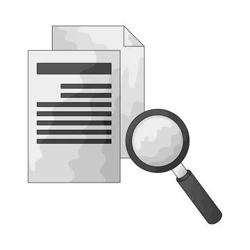 Search File illustration Illustrazione stock