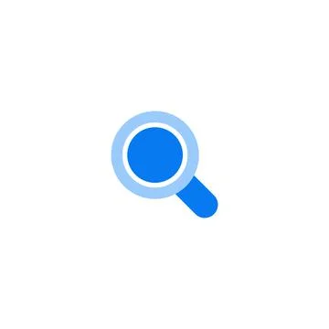 Search flat line icon. linear style sign for mobile concept and web design. O Stock Illustration
