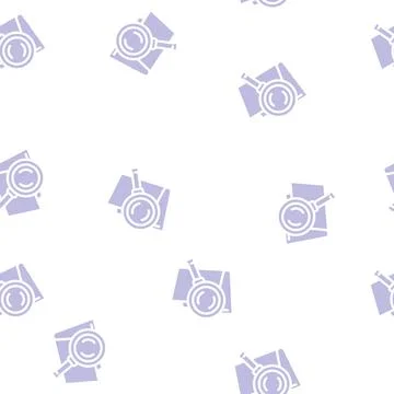 Search folder glyph vector seamless pattern Stock Illustration