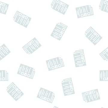 Search folder glyph vector seamless pattern Stock Illustration