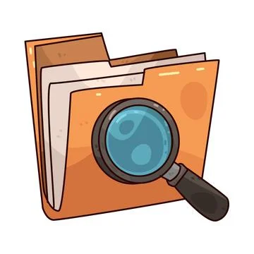 Search Folder illustration Stock-Illustration