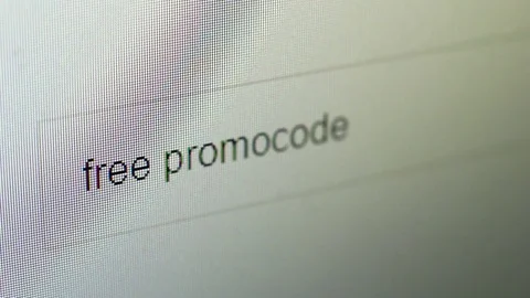 Search for Free Promocode Stock Footage 81734892