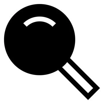 Search glyph icon vector illustration isolated on white background Illustrazione stock