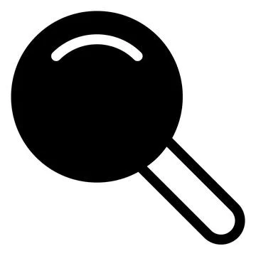 Search glyph icon vector illustration isolated on white background Illustrazione stock