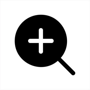 Search glyph icon vector illustration isolated on white background Stockillustratie