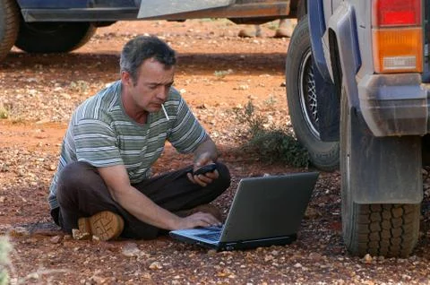 In search of the good road Stock Photos