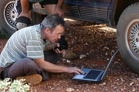 In search of the good road Stock Photos