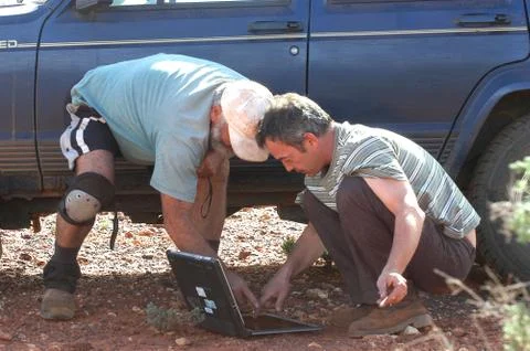 In search of the good road Stock Photos