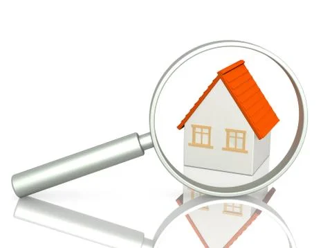 Search of home Stock Illustration