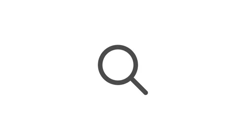 Search Icon Animating in Seamless Loop 库存影片 346649241
