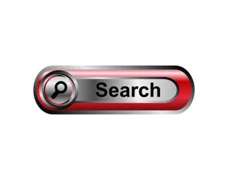 Search icon button vector Stock Illustration