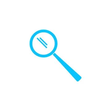 Search icon flat. Stock Illustration