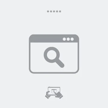 Search icon Stock Illustration