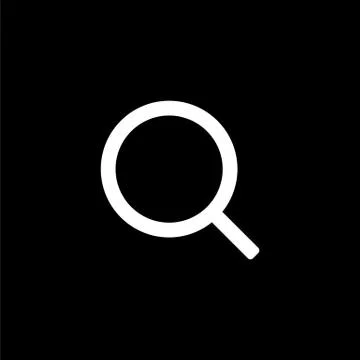 Search icon for simple flat style ui design Stock Illustration
