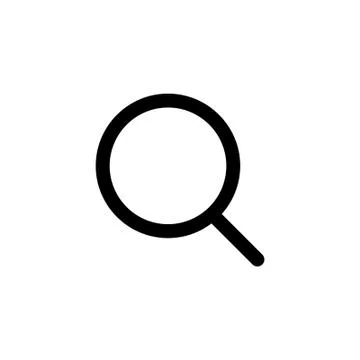 Search icon. simple flat vector illustration. Illustrazione stock