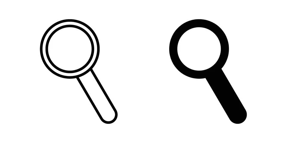 Search icon vector design illustrations Stock Illustration