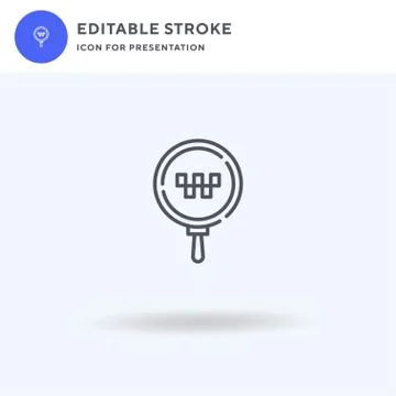Search icon vector, filled flat sign, solid pictogram isolated on white, logo Illustration