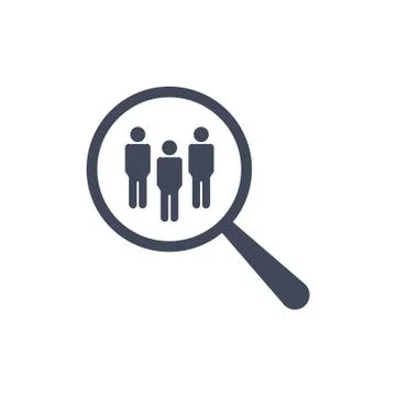 Search Icon Vector flat design style Stock Illustration