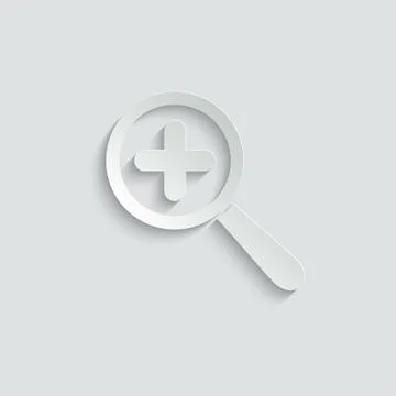 Search Icon vector Stock Illustration