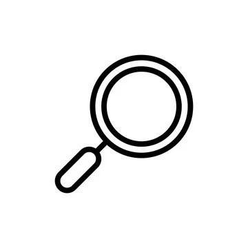 Search icon vector illustration. search magnifying glass sign and symbol Illustrazione stock