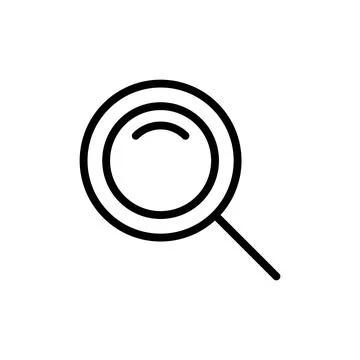 Search icon vector illustration. search magnifying glass sign and symbol Illustrazione stock