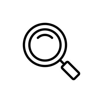 Search icon vector illustration. search magnifying glass sign and symbol Illustrazione stock