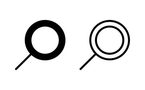 Search icon vector illustration. search magnifying glass sign and symbol Stockillustratie