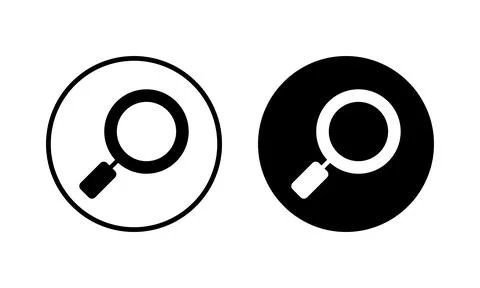 Search icon vector illustration. search magnifying glass sign and symbol Stockillustratie