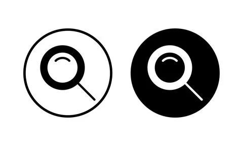 Search icon vector illustration. search magnifying glass sign and symbol 스톡 일러스트